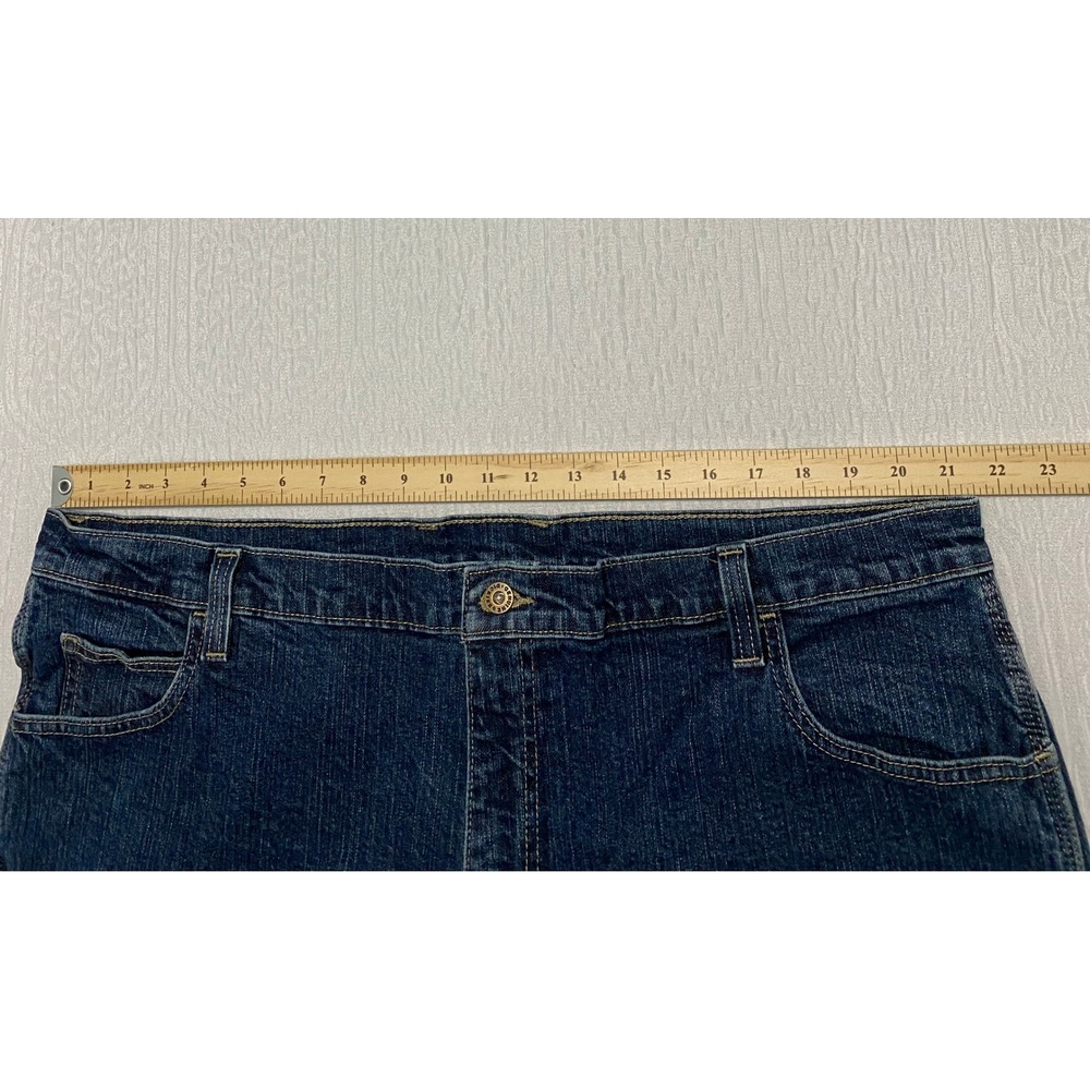 Dickies Flex Carpenter Jeans Men's 42x30 Blue Denim Work Pants Relaxed Fit - Picture 4 of 7